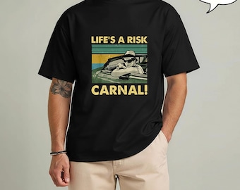 A Blood Risk Miklo T-Shirt Cotton In Vintage Men_s Blood Life_s Black Carnal