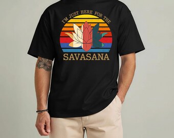 Savasana Yoga T-Shirt, Funny Zen Master Tee, Comfort Colors