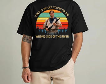 Rick O'Connell River Quote Comfort Colors T-Shirt, The Mummy Retro Sunset Tee