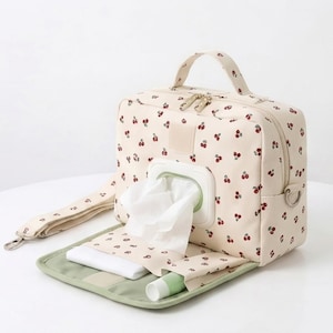 Diaper and Wipe Pouch Sewing Pattern | Baby Essentials Organizer Bag (PDF Download)