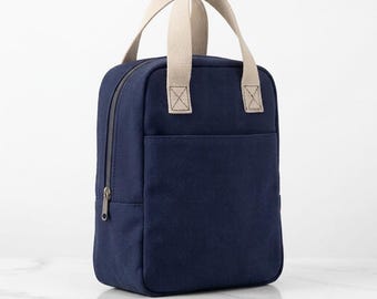 Lunch Tote Bag Schnittmuster | Zipper Alltags-Organizer DIY-Anleitung (PDF Download)