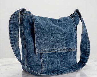 Nähanleitung für eine Jeans-Tragetasche | Anfängerfreundliche DIY-Handtasche (PDF-Download)