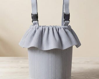Nähanleitung für eine Kinderwagen-Aufbewahrungstasche mit Kordelzug | PDF-Datei | DIY-Babyaufbewahrungstasche | Sofort-Download