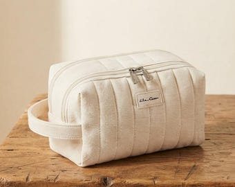 Schnittmuster für eine Windel- und Feuchttüchertasche zum Selbermachen | PDF-Anleitung für eine praktische Baby-Organizer-Tasche | Nähanleitung mit Doppelreißverschluss