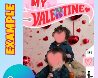 Custom Toy Car Valentine Card Template | Hot Wheels Style (Digital Download, Canva Editable)