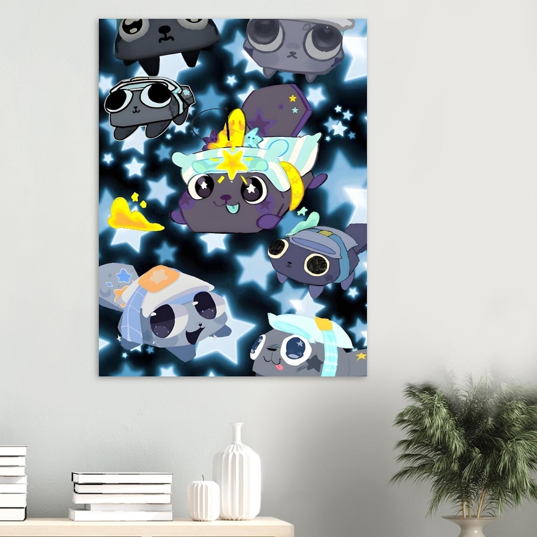 Pebble Dandy World Poster | Roblox Inspired Wall Art for Kids Room ...
