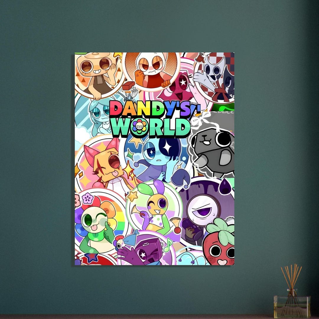 Dandy's World Poster | Roblox Inspired Gaming Wall Art | Unique Roblox ...