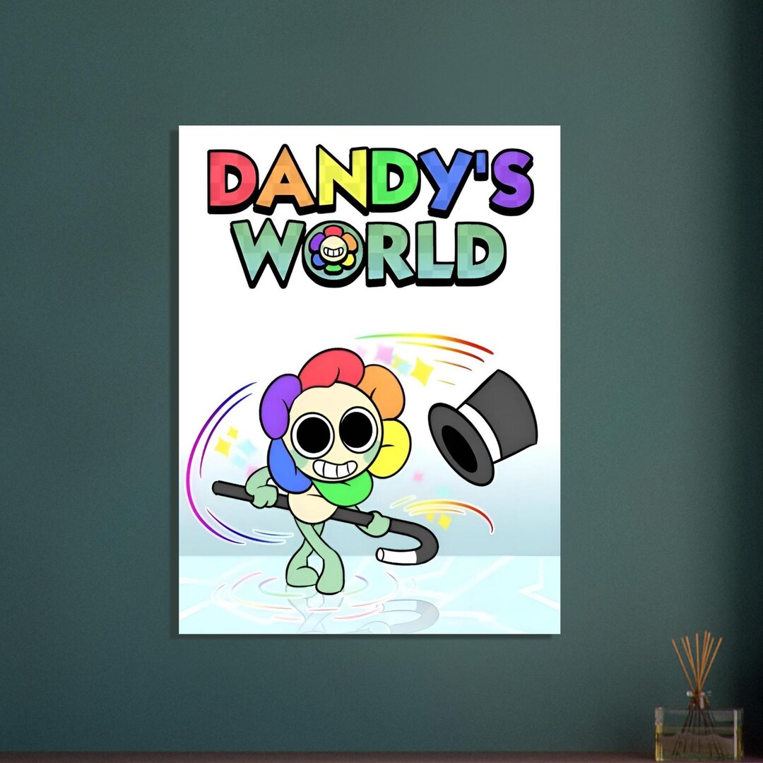 Dandy's World Poster | Roblox Cartoon Game Art | Aesthetic Roblox Wall ...