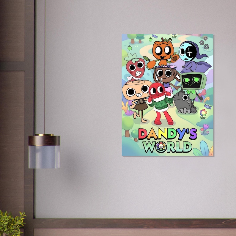 Dandy's World Poster | Forsaken Wall Art | Roblox Wallpaper | Video ...