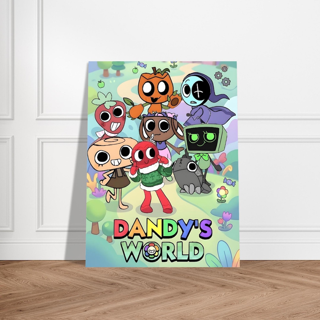 Dandy's World Poster | Forsaken Wall Art | Roblox Wallpaper | Video ...