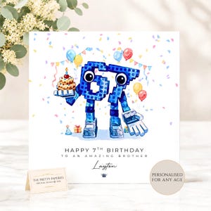67 Birthday Card, Personalised Brainrot 67 Card, Six Seven Meme, Card for Son, Roblox Birthday Card for Grandson Nephew, 67 Card for Brother image 1