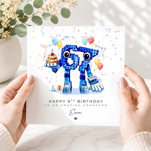 67 Birthday Card, Personalised Brainrot 67 Card, Six Seven Meme, Card for Son, Roblox Birthday Card for Grandson Nephew, 67 Card for Brother image 3