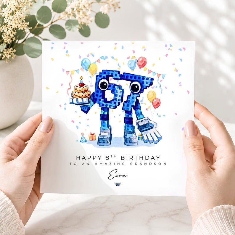 67 Birthday Card, Personalised Brainrot 67 Card, Six Seven Meme, Card for Son, Roblox Birthday Card for Grandson Nephew, 67 Card for Brother image 3