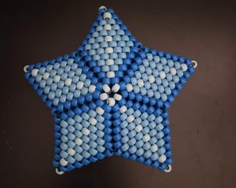 Blue Kandi 3D Star