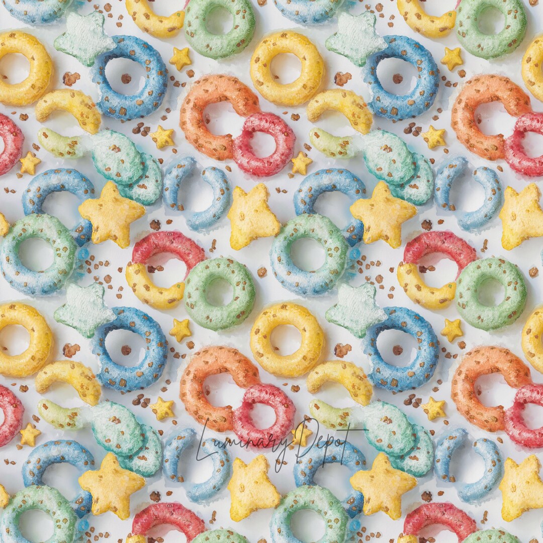Cereal Seamless Pattern, Digital Download, Digital Paper - Etsy
