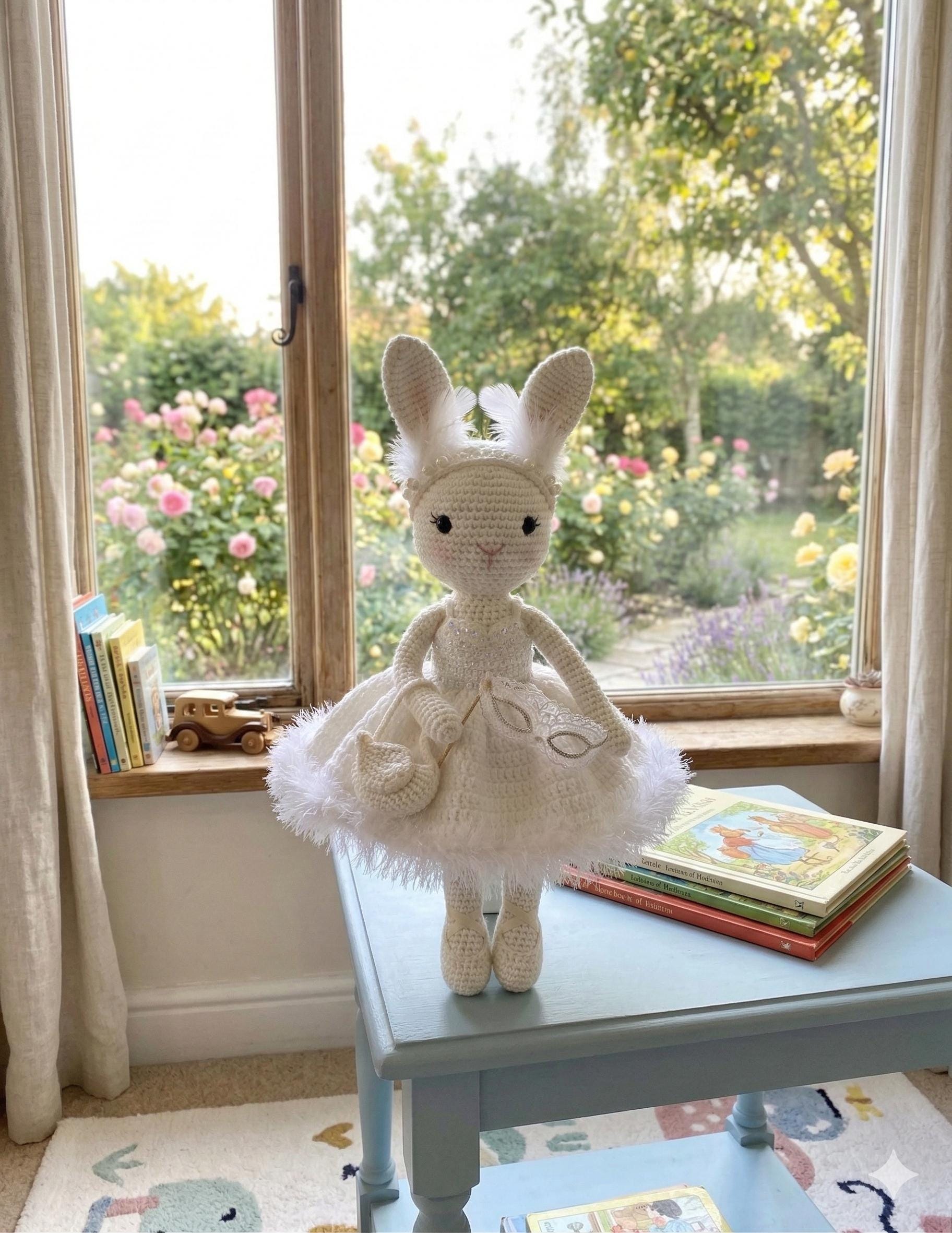 Ballet Bunny Crochet Pattern PDF – Beginner Amigurumi Rabbit Doll ...
