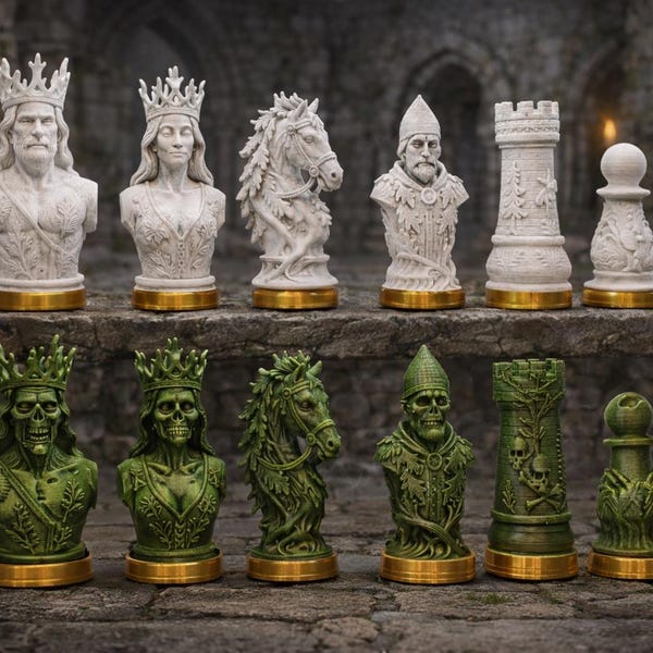 The Undead Dynasty Chess Set – Wo Könige niemals sterben