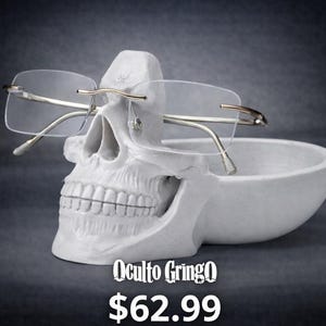 Skull Glasses Holder - Etsy