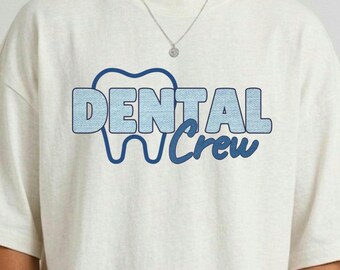 Dental Crew Blue Design (Set of 11) | PNG SVG PDF Files | Sublimation (Digital Download)