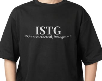 ISTG Funny Definition PNG SVG, I Swear To God Quote, Sublimation Shirt Design (Digital Download)