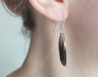 Double Ash Samara - Earrings - Bronze - Samara - Made to Order