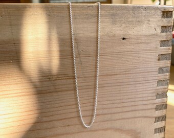 Delicate Rolo Sterling Silver Chain 1.25mm