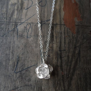Small Pine Cone - Delicate Pine Necklace - Sterling Silver - Handmade to Order