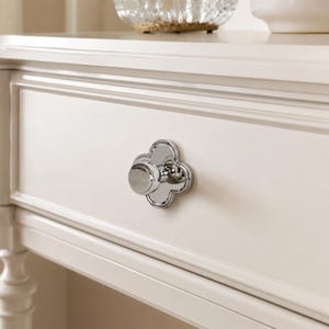 Clover Base Cabinet Knobs, Solid Metal Drawer Pulls, Vintage Decorative Dresser Knobs for Kitchen image 16