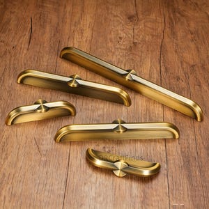 Gold Funky Cabinet Hardware - Etsy