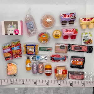 Mini Brands Fill the Fridge Individual Miniature Items