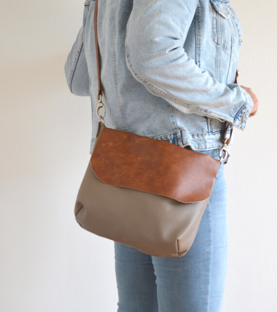 Leather crossbody bag Soft leather bag purse Genuine leather | Etsy
