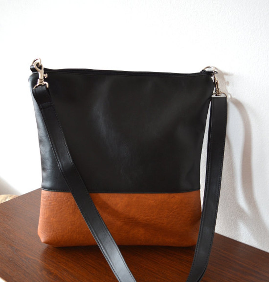 Crossbody Bag Everyday Purse Colorblock Shoulder Bag Etsy