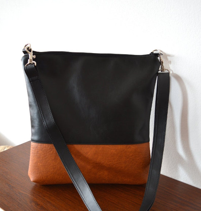 Crossbody Bag Everyday Purse Colorblock Shoulder Bag Etsy