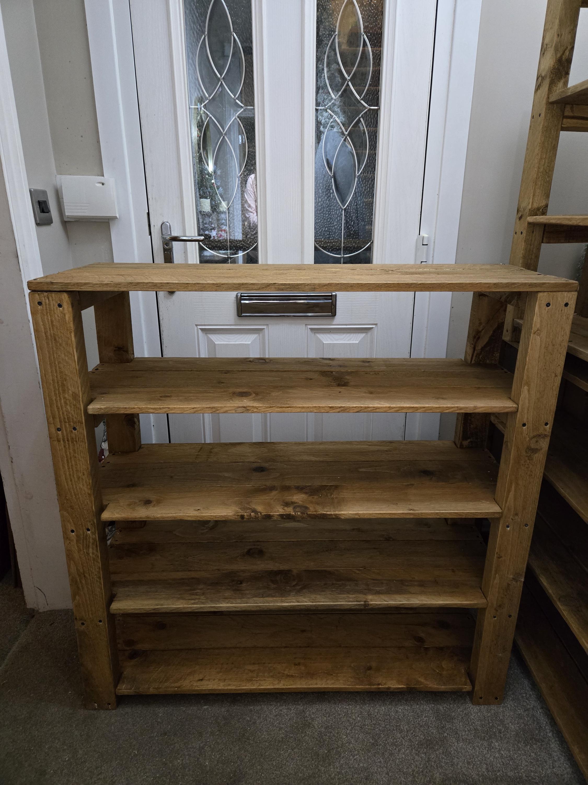 Rustic Flip Shoe Rack Handmade Rustic Tall Shoe Rack - Etsy UK