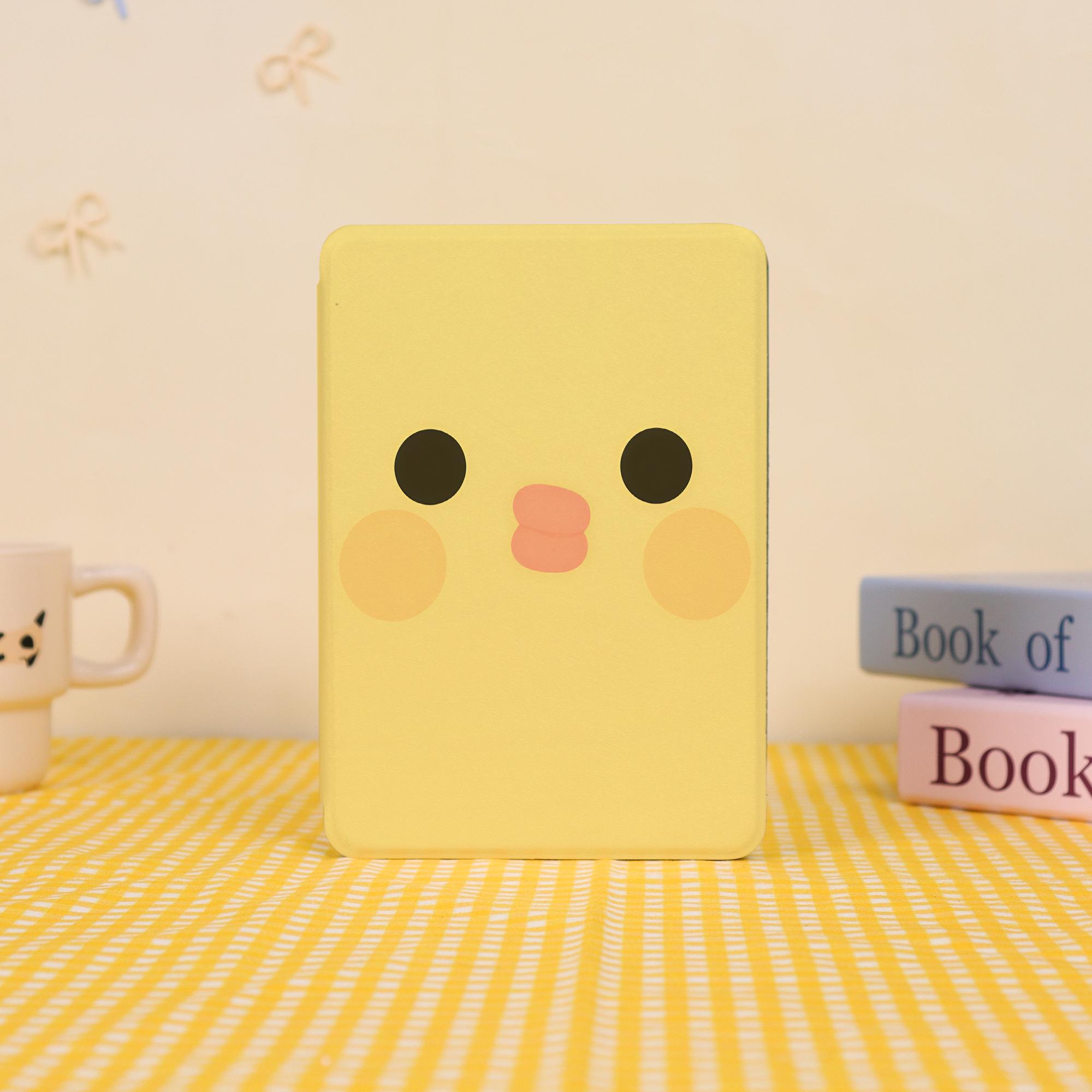 Yellow Duck E-Reader Case - Kindle/PaperWhite/Kobo Clara/Kobo Libra/Colorsoft, With Hand Strap, Personalized Gifts For Family/Friends