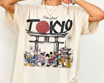 Disneyland Tokyo Mickey & Friends Shirt, Disney Matching Family Tee, Disneyland Japan Trip Shirt, Disneyland Paris Vacation 2026 Tee