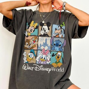 Comfort Colors Disney World Shirt, Vintage Mickey and Friends Tee, Disneyland Family Trip 2026 Shirt, Walt Disney World Vacation Outfit image 2