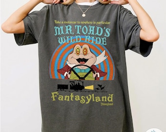 Disney Mr. Toad's Wild Ride Fantasyland Shirt, Disneyland Family Matching Shirt, Disney Vacation Trip Tee, Mr. Toad's Taxi Service Vintage