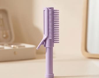 Peine plegable de bolsillo personalizado, mini herramienta portátil para peinar el cabello