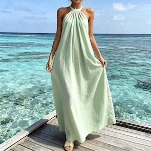 best fitting linen dresses from italy Best Fit Linen Dress main image 1