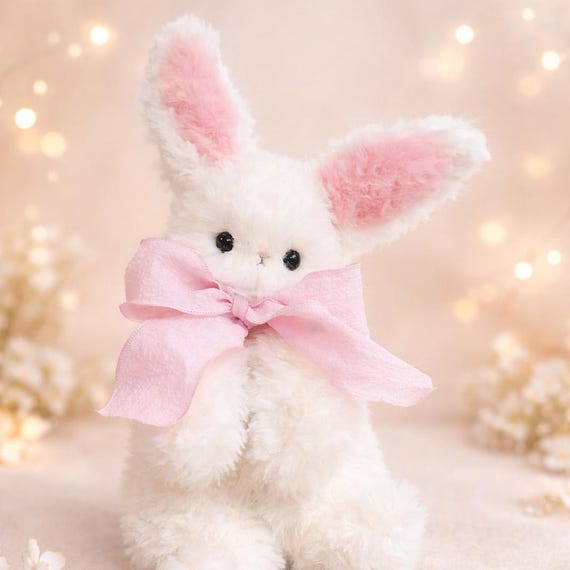 Amigurumi Bunny Crochet Pattern | Fluffy Plush Rabbit | Teddy Bear