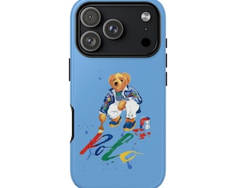 Gemalte Polo Bär Handyhülle | iPhone Samsung Schutzhülle