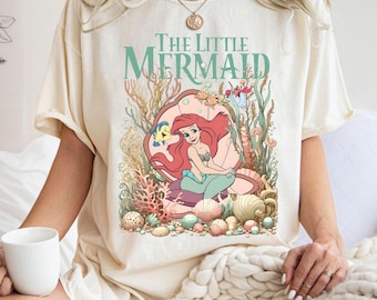Vintage Ariel Shirt, The Little Mermaid Tee, Retro Princess Shirt, Disney World Trip Tee, Mermaid Fan Gift