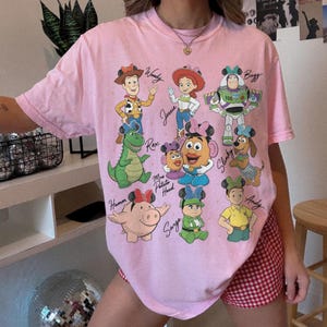 Toy Story Family Trip Shirt, Disney Vacation Outfit Tee, Woody Buzz Jessie Rex Slinky Friends Shirt, Cute Group Trip Tee image 5