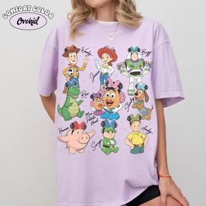 Toy Story Family Trip Shirt, Disney Vacation Outfit Tee, Woody Buzz Jessie Rex Slinky Friends Shirt, Cute Group Trip Tee image 7