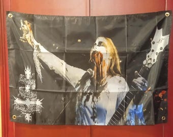 Darkened Nocturn Slaughtercult Flag