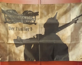 Kanonenfeuerfahne „Der Füsilier I“
