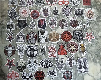 Satan-Aufkleber (50 Stück)