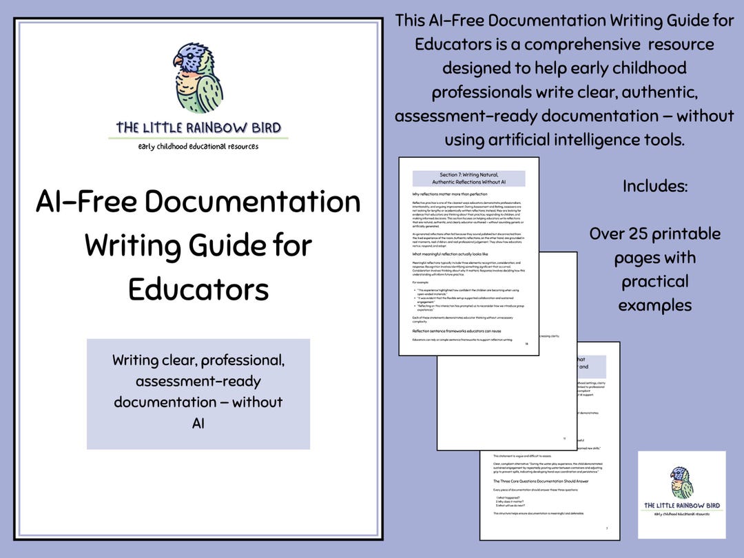 Nqs Guide Book Ai-free Educator Documentation Guide | EYLF NQS Resource (digital ...