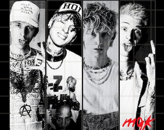 MGK Machine Gun Kelly Lost Americana Tour PNG: Concert Digital File (300 DPI)